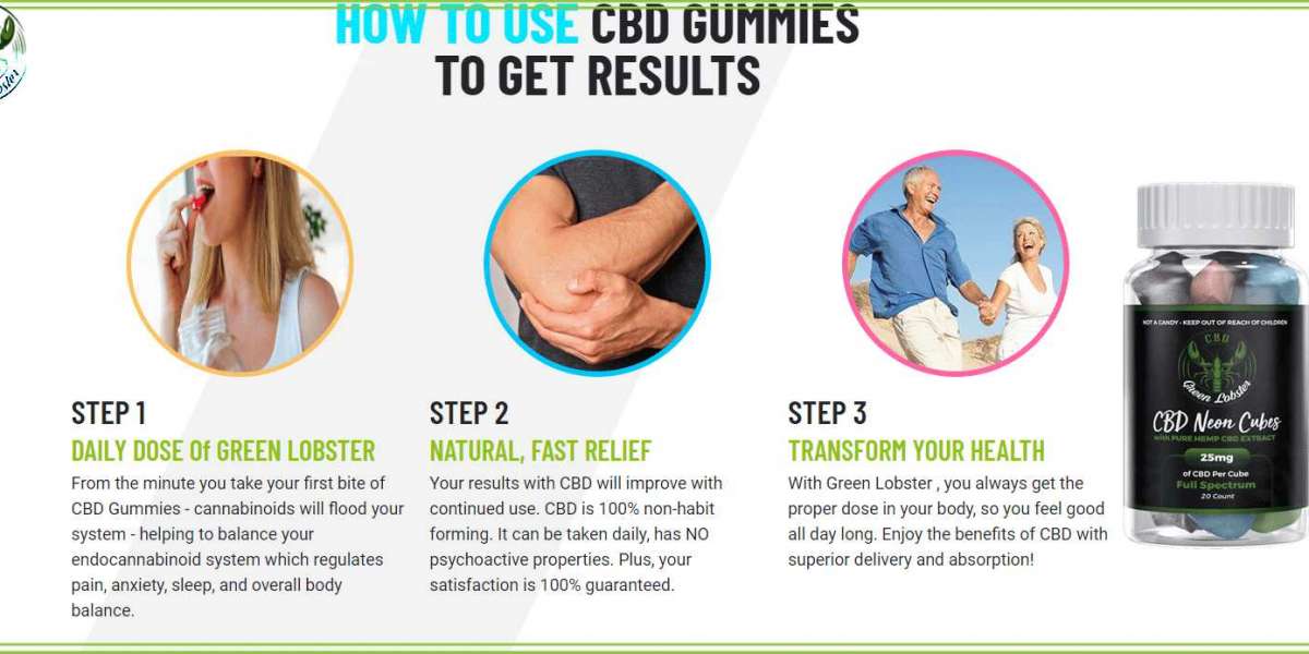 Green Lobster CBD Neon Cubes Gummies Official Update: Eliminate Pains, Anxiety & Stress Level Immediately
