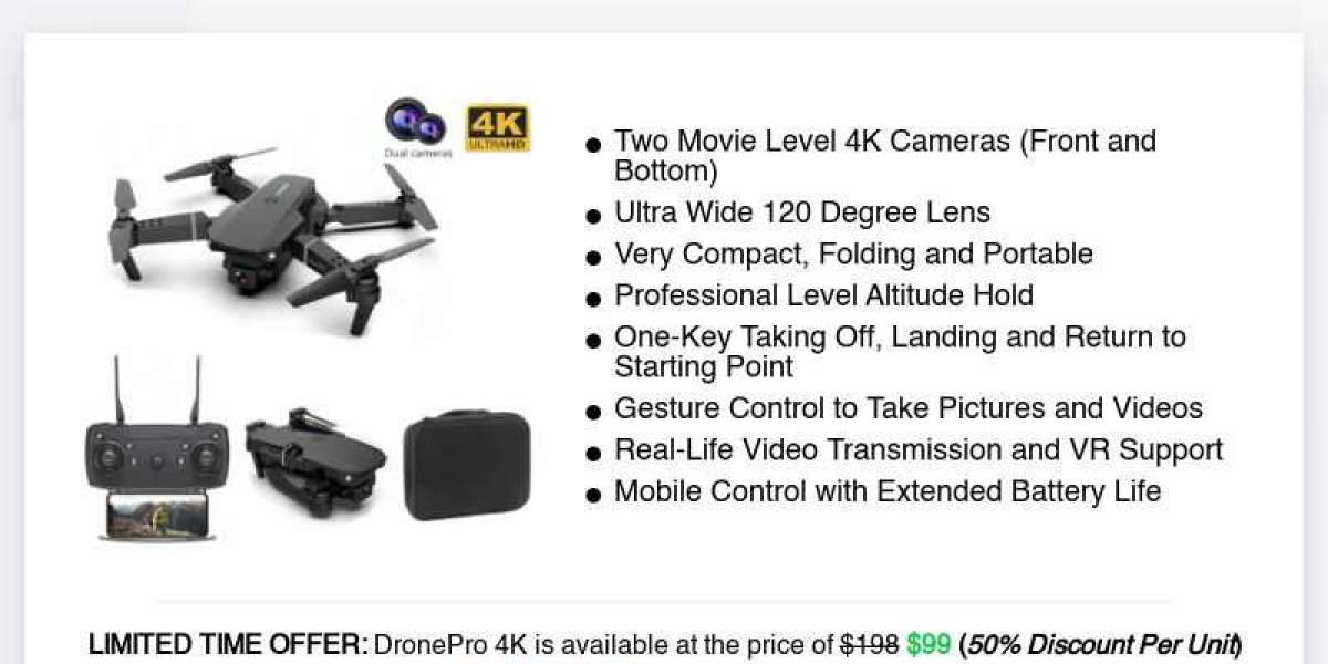 DronePro 4K Reviews: 1080P 4K Recording With FHD