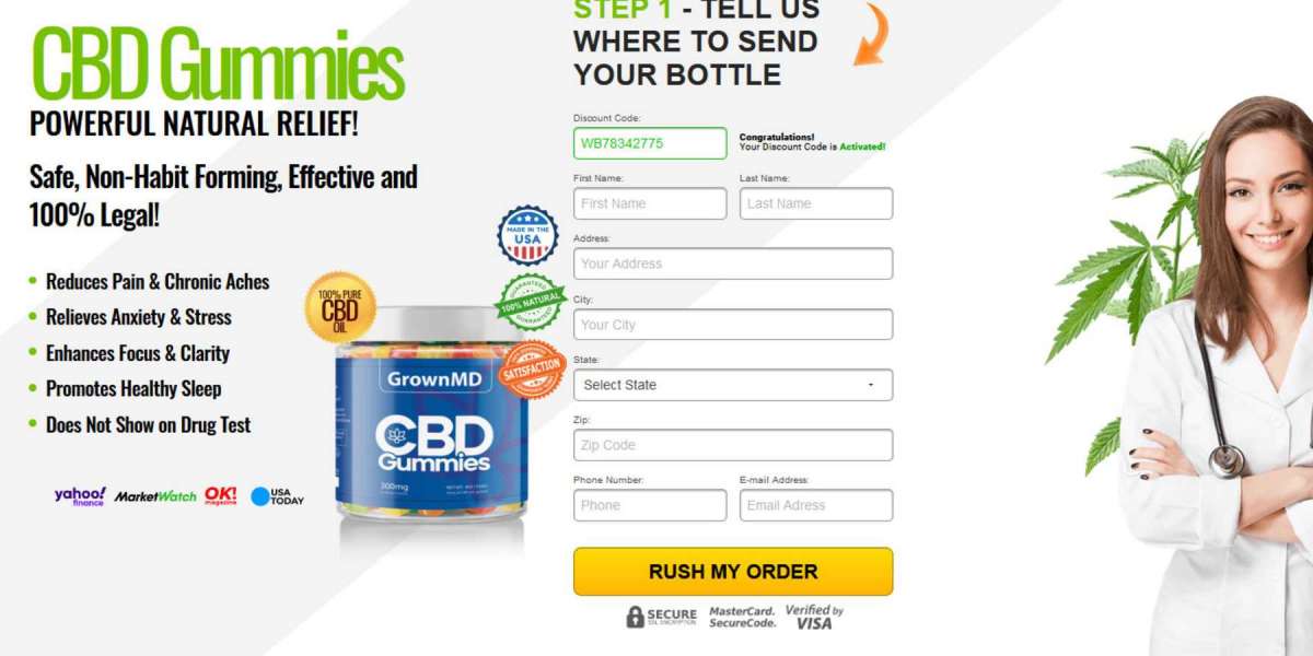 GrownMD CBD Gummies Review 2021 - Ingredient - Side Effect !