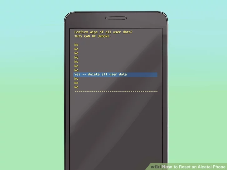 How to Reset an Alcatel Phone