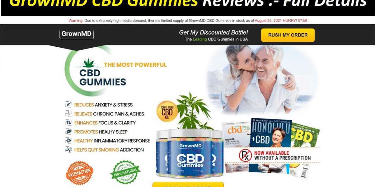 GrownMD CBD Gummies - For Healthy Sleep & Quit Smoking!