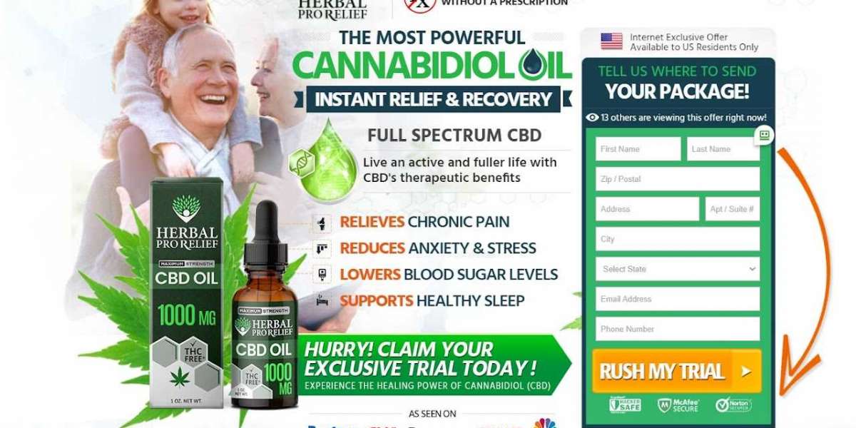 Herbal Pro Relief CBD (Trial) – Relieves Stress, Pain & Discomfort Easily!