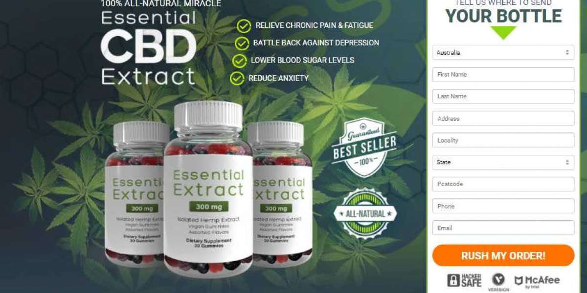 Essential CBD Gummies Australia  : Relieving Anxiety, Depression, Pain, Inflammation, and Improving Sleep..!