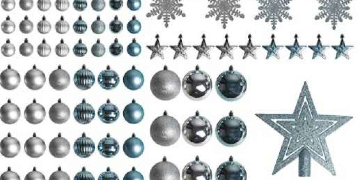 PEIDUO 119 CT Christmas Balls Tree Ornaments, Shatterproof Ball Set, Seasonal Decorations for Xmas, Holiday,Wedding and 