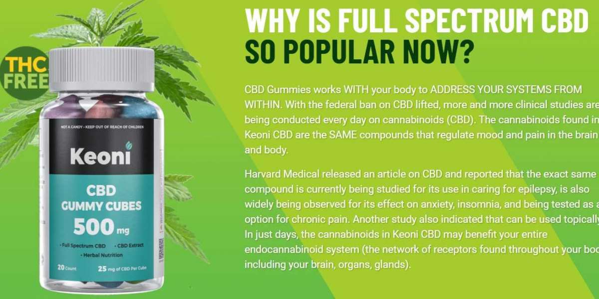 What are the Main Ingredients of Keoni CBD Gummy Cubes USA?