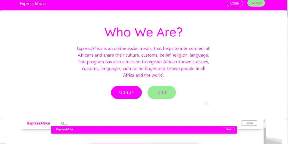 ExpressAfrica is an online social media, that helps to interconnect all Africans and share their culture, customs, belie